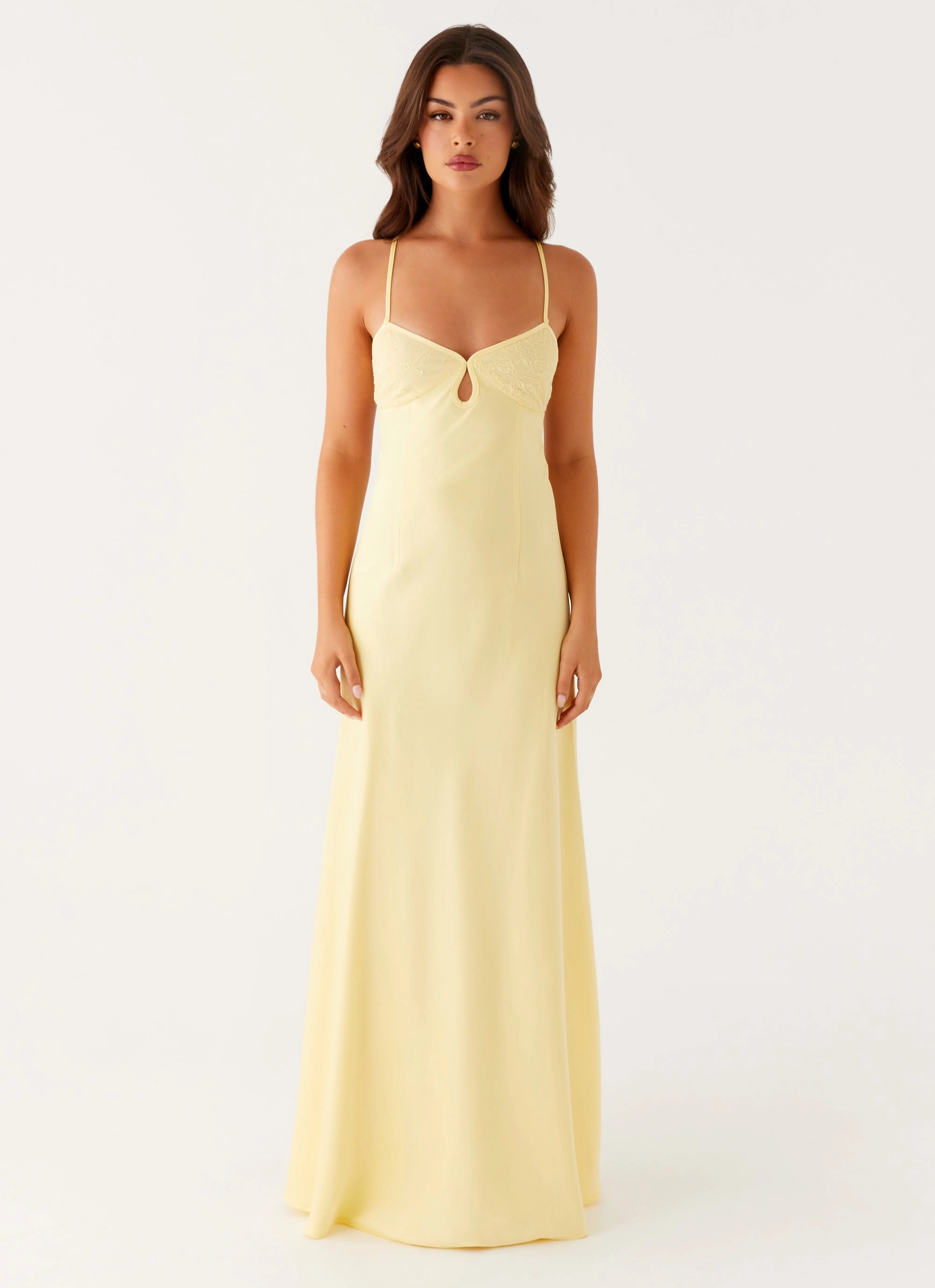Joanie Maxi Dress - Yellow Perfect Fit