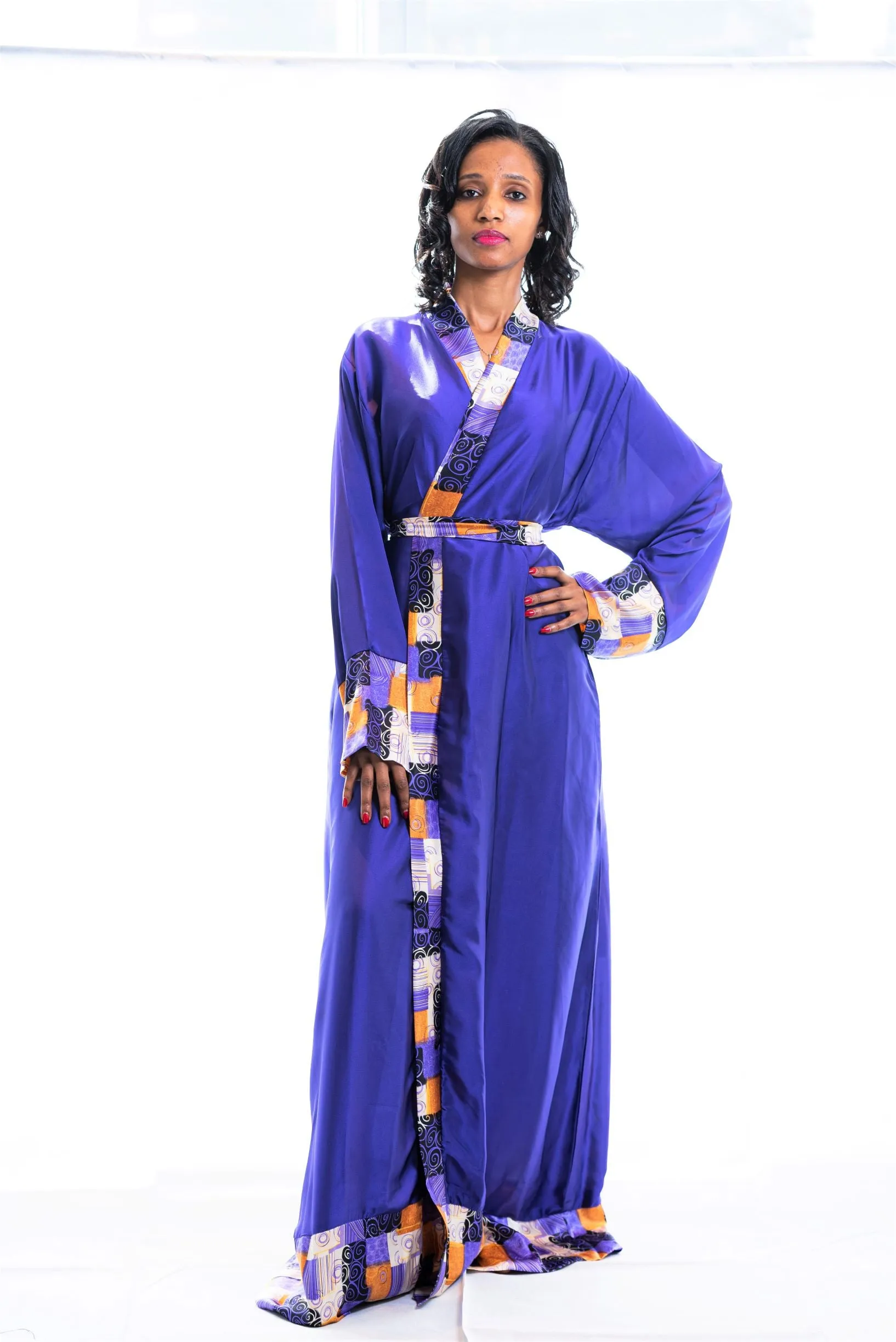 Joanna Purple kimono robe