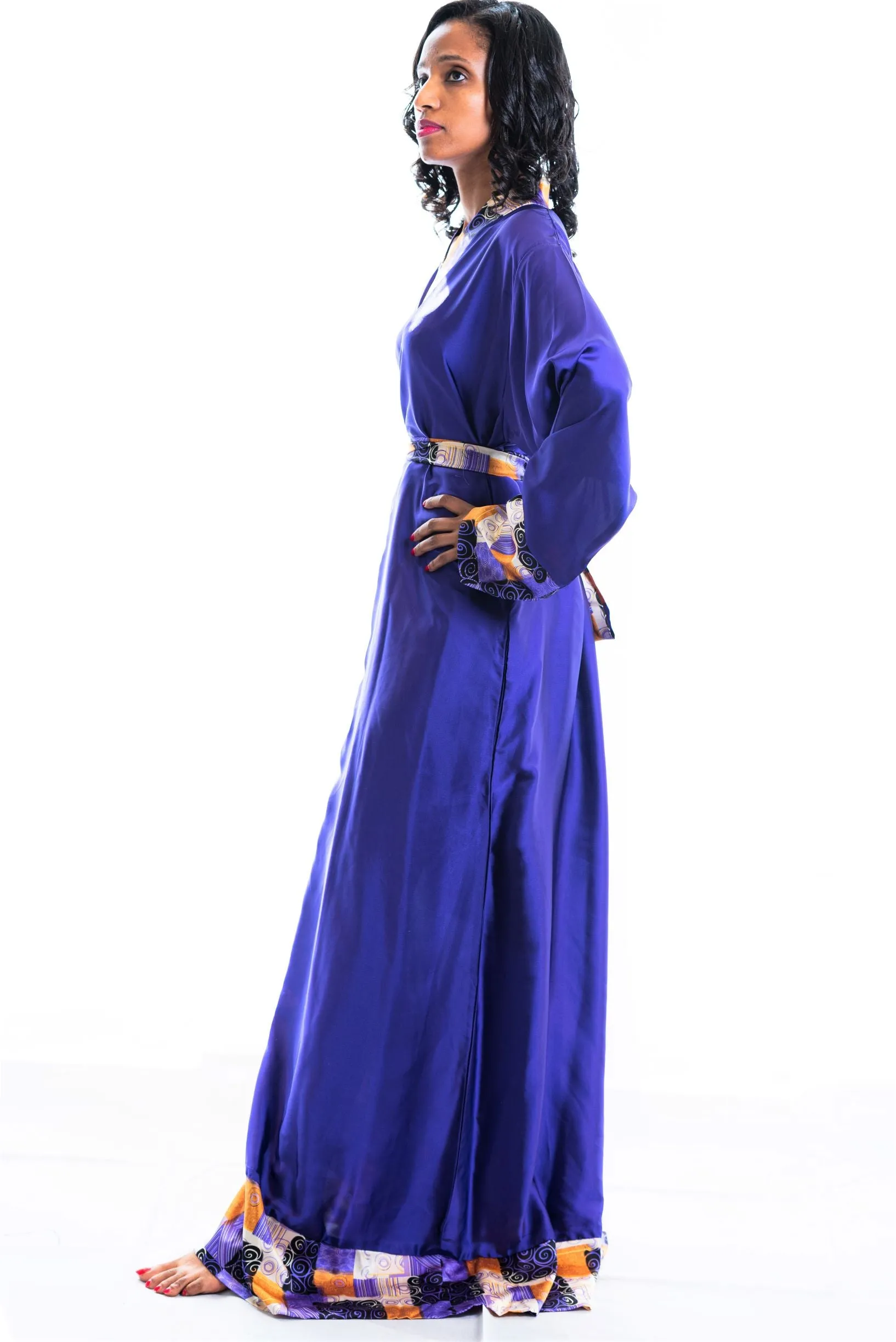 Joanna Purple kimono robe