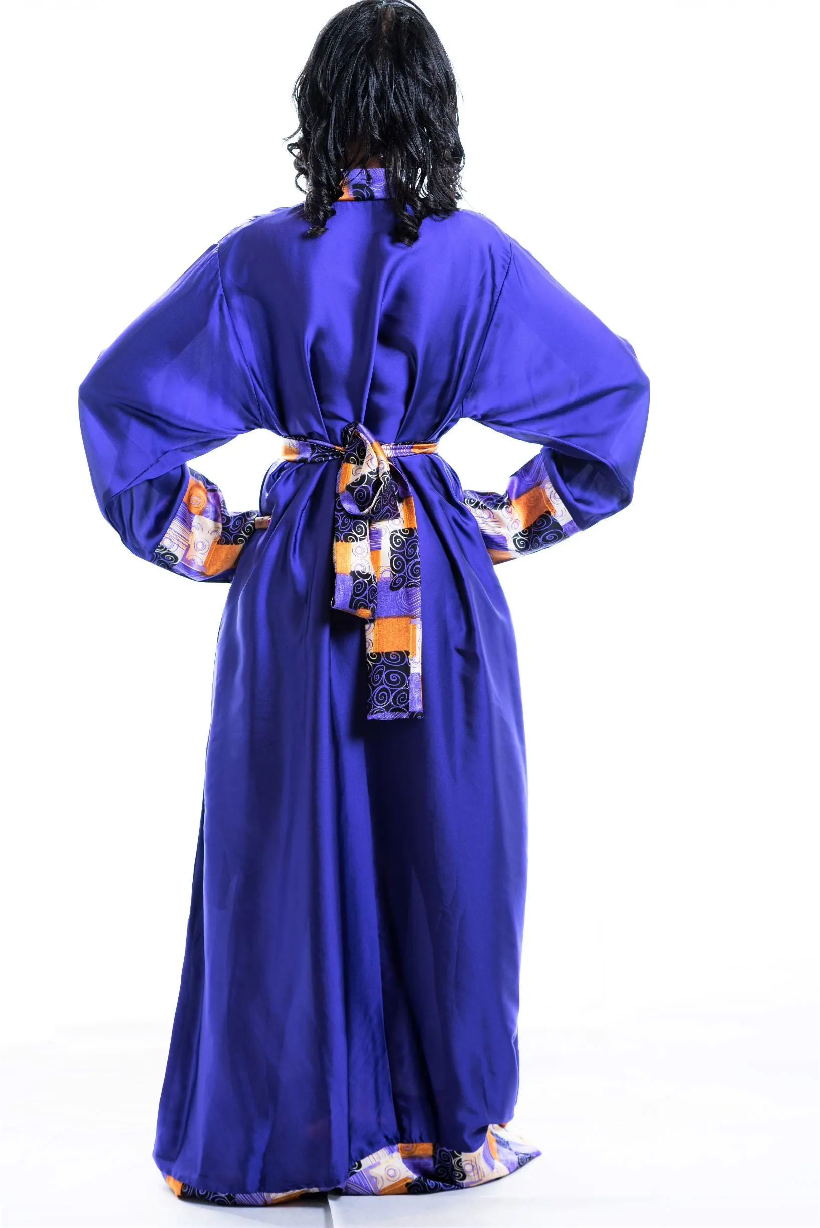 Joanna Purple kimono robe