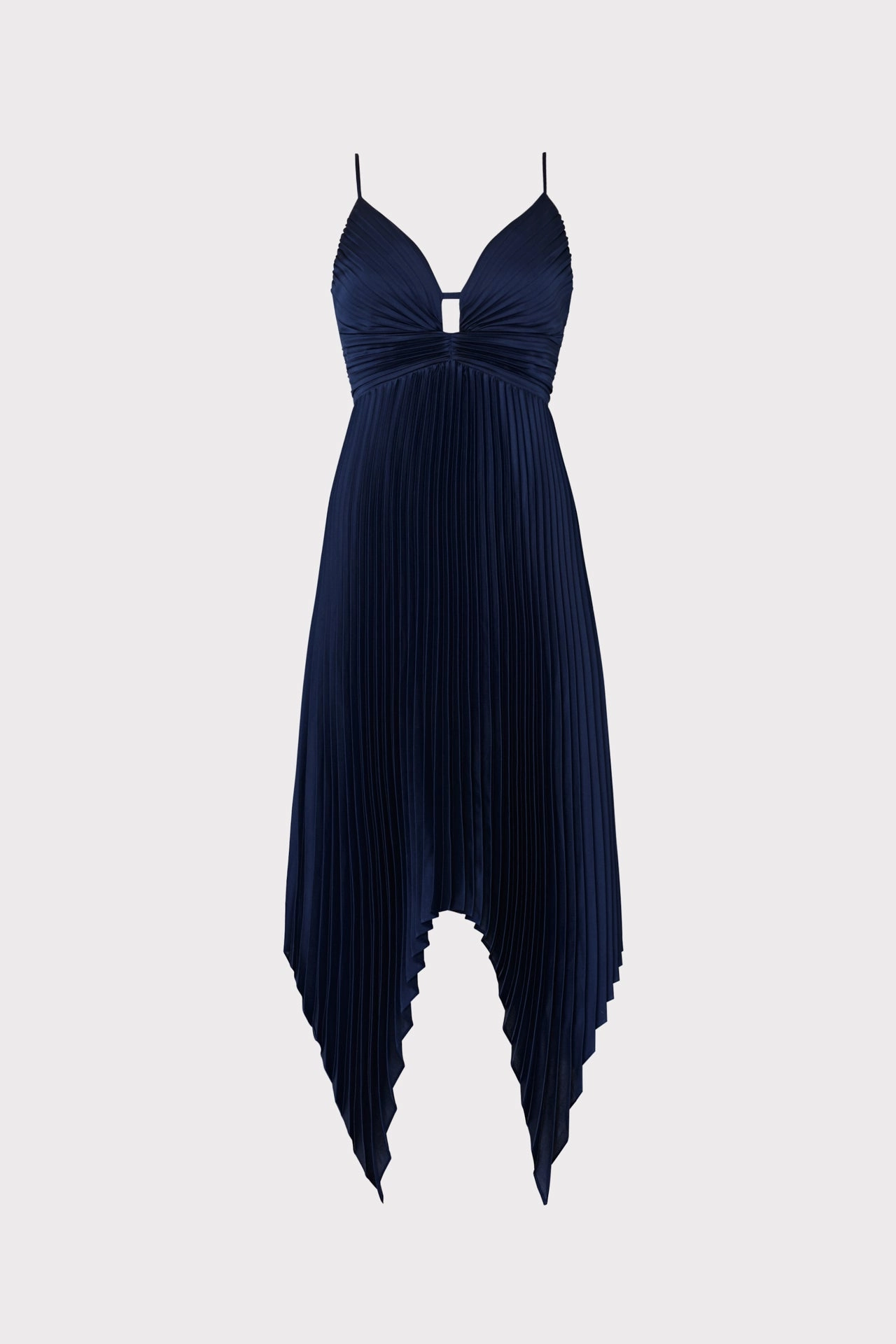 Bloom Soft Joanna Pleated Satin Dress