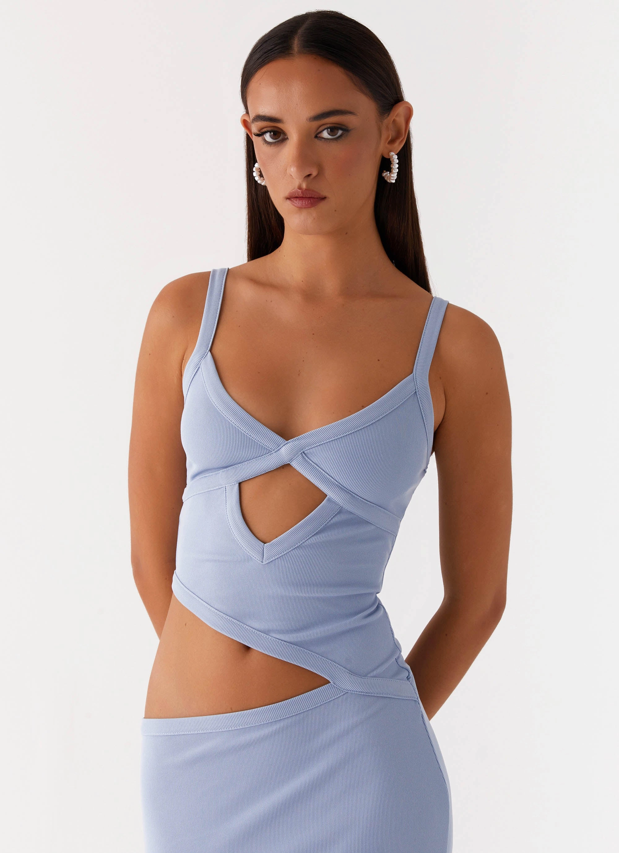 Jocelyn Maxi Dress - Blue Grace Color