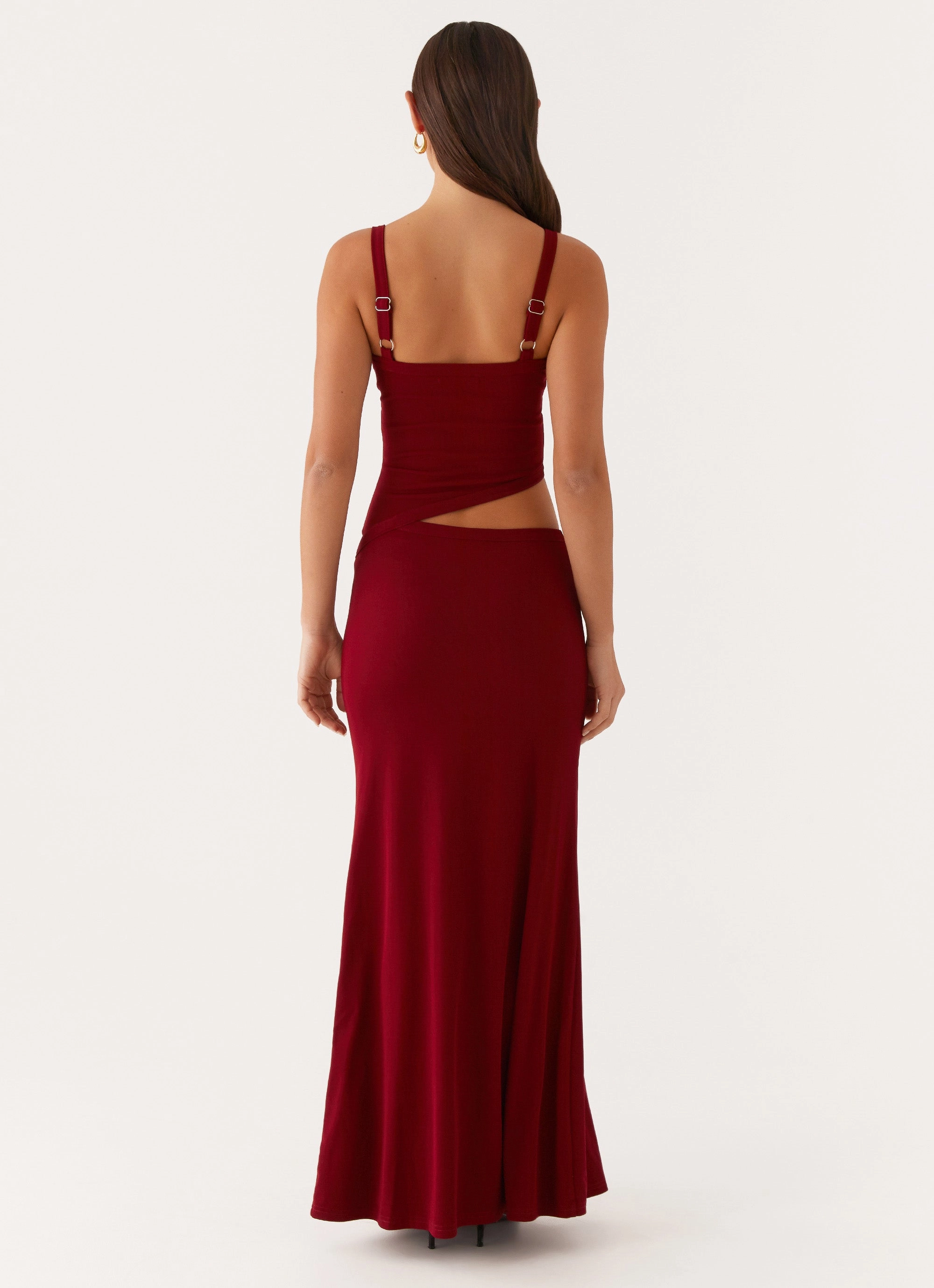 Effortless Style Jocelyn Maxi Dress - Maroon