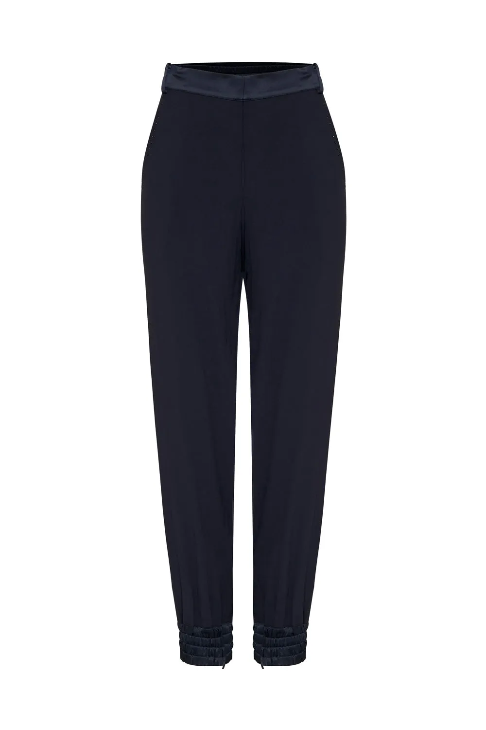JOGGER WITH ENCASED ELASTIC CUFF SOLID NAVY