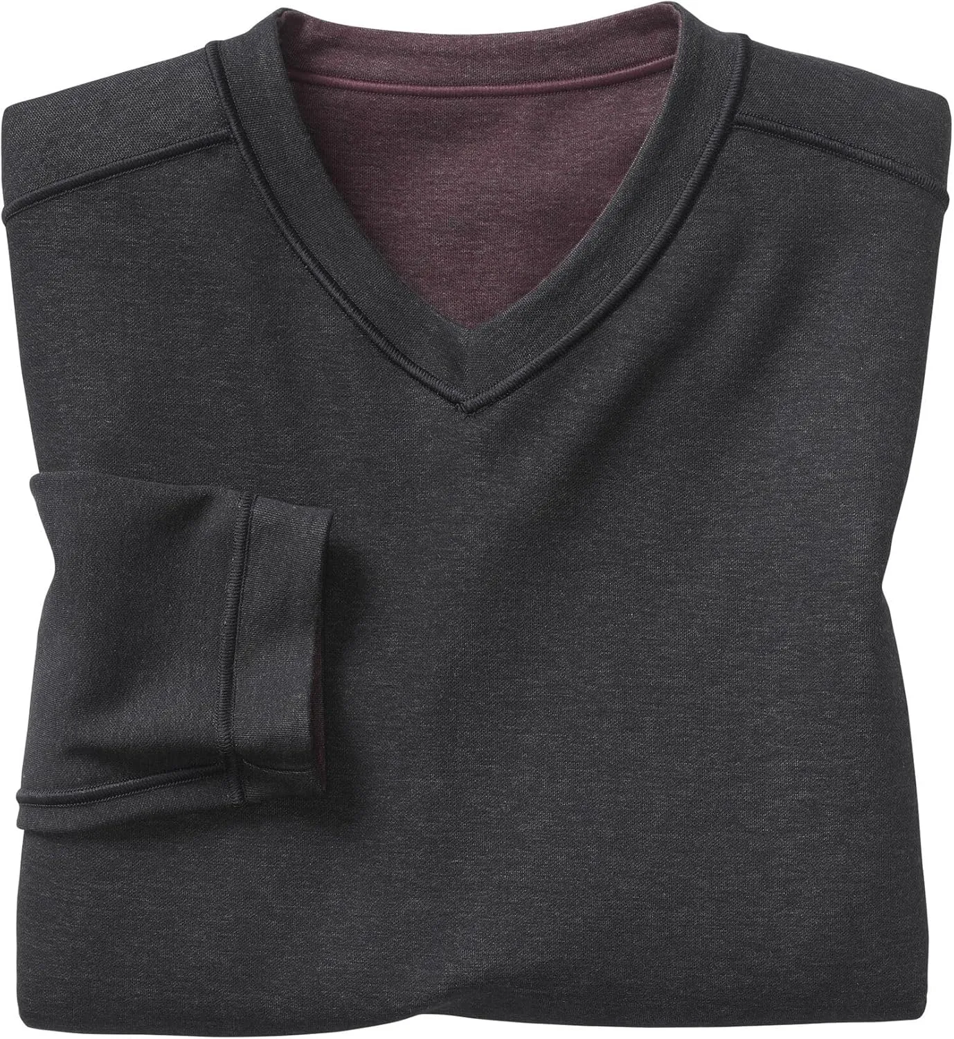 Johnston & Murphy Men's Reversible Long-Sleeve V-Neck Shirt