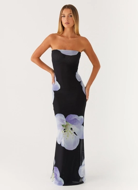 Jorja Maxi Dress - Flower Print Casual-Look