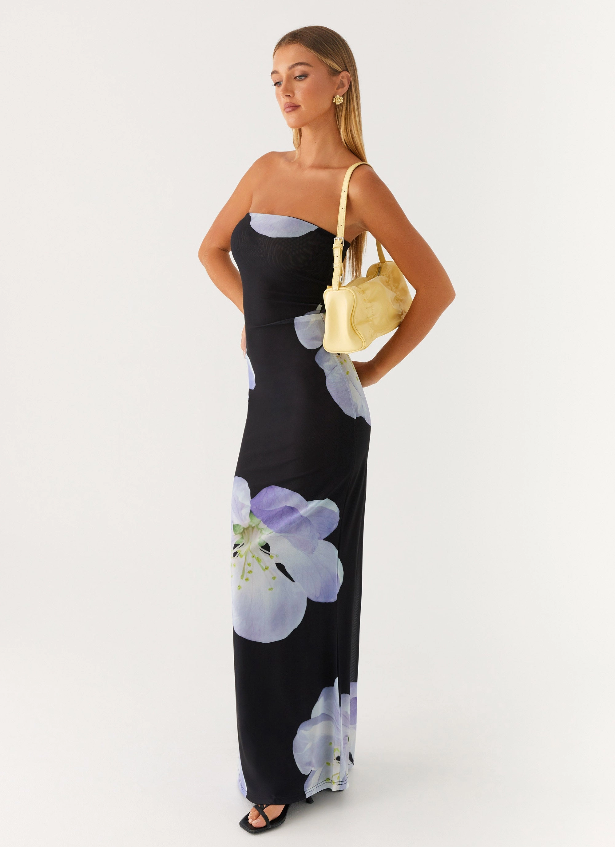 Jorja Maxi Dress - Flower Print Soft Movement