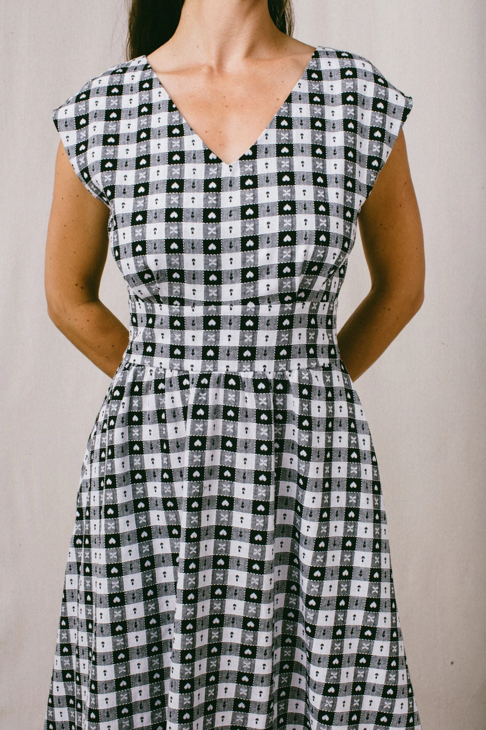 Joy dress in Cotton Picnic Pure Color Trendy Piece