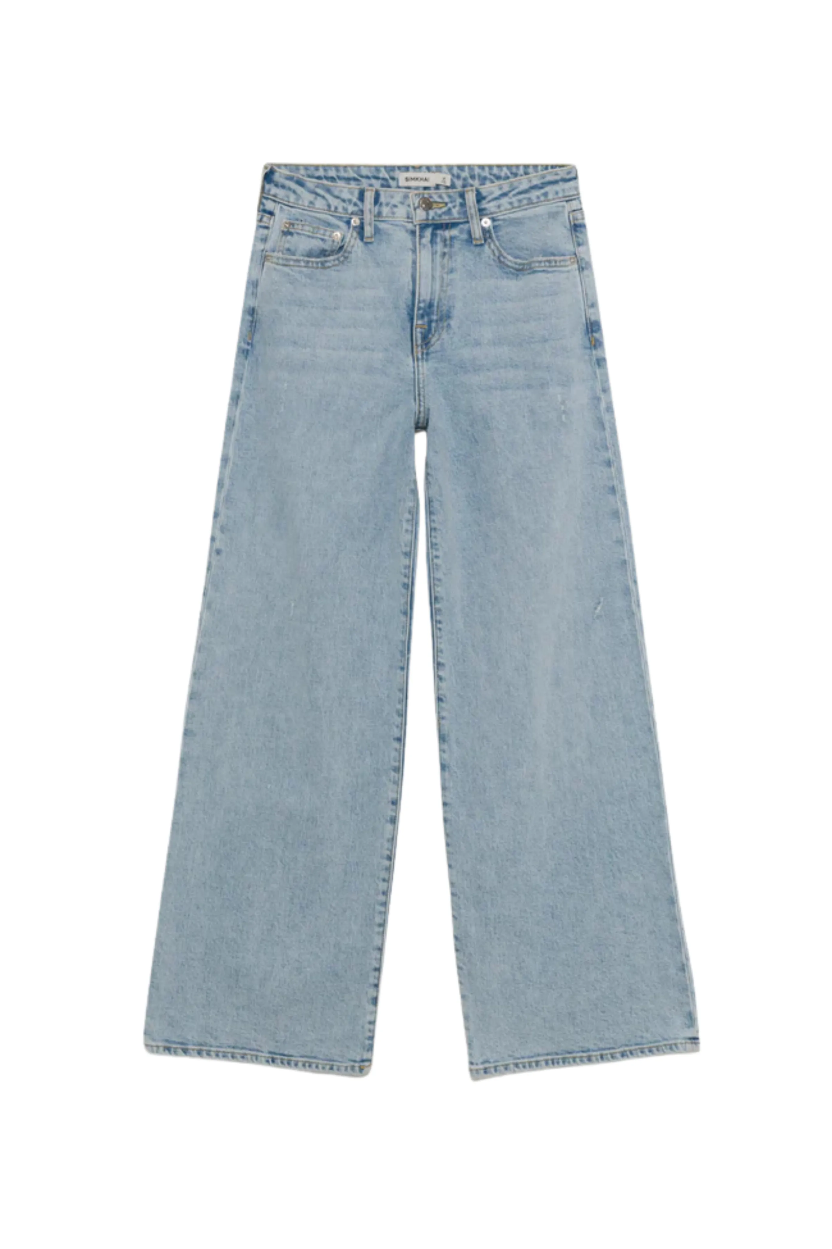 Minimalist Pocket Layout Everyday Loose Jude High Rise Wide Crop Denim