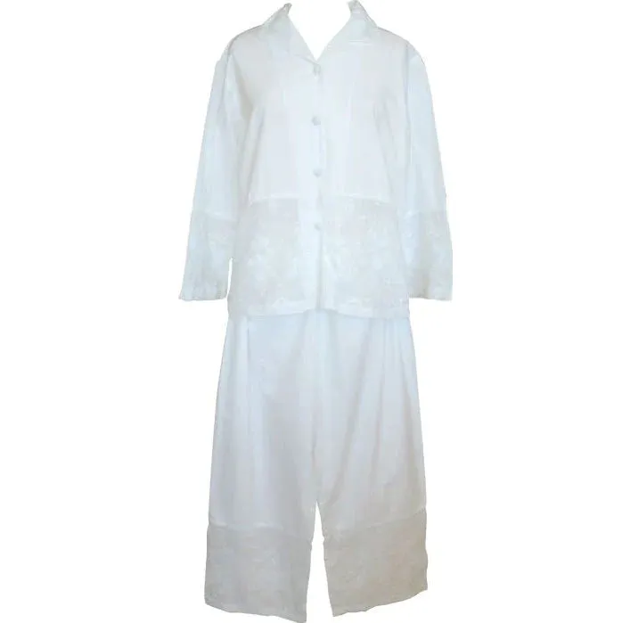 Julia Embroidered Pajamas - Powell Craft