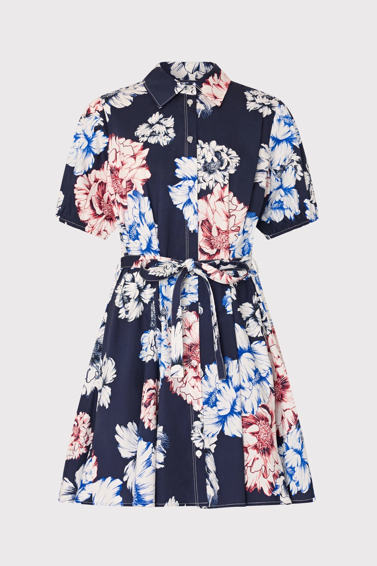 Date Ready Juni Printed Poplin Mini Dress