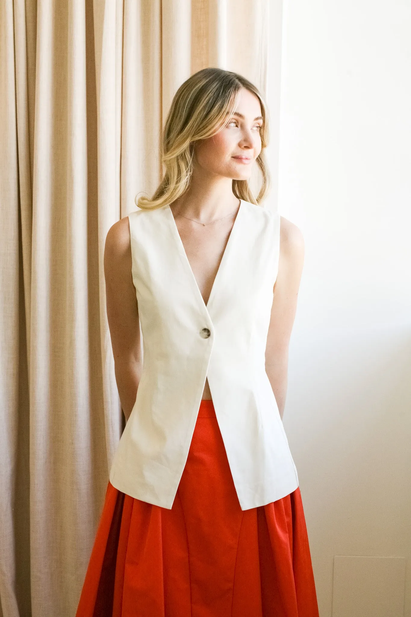 Junie Woven Vest DurableReinforcement