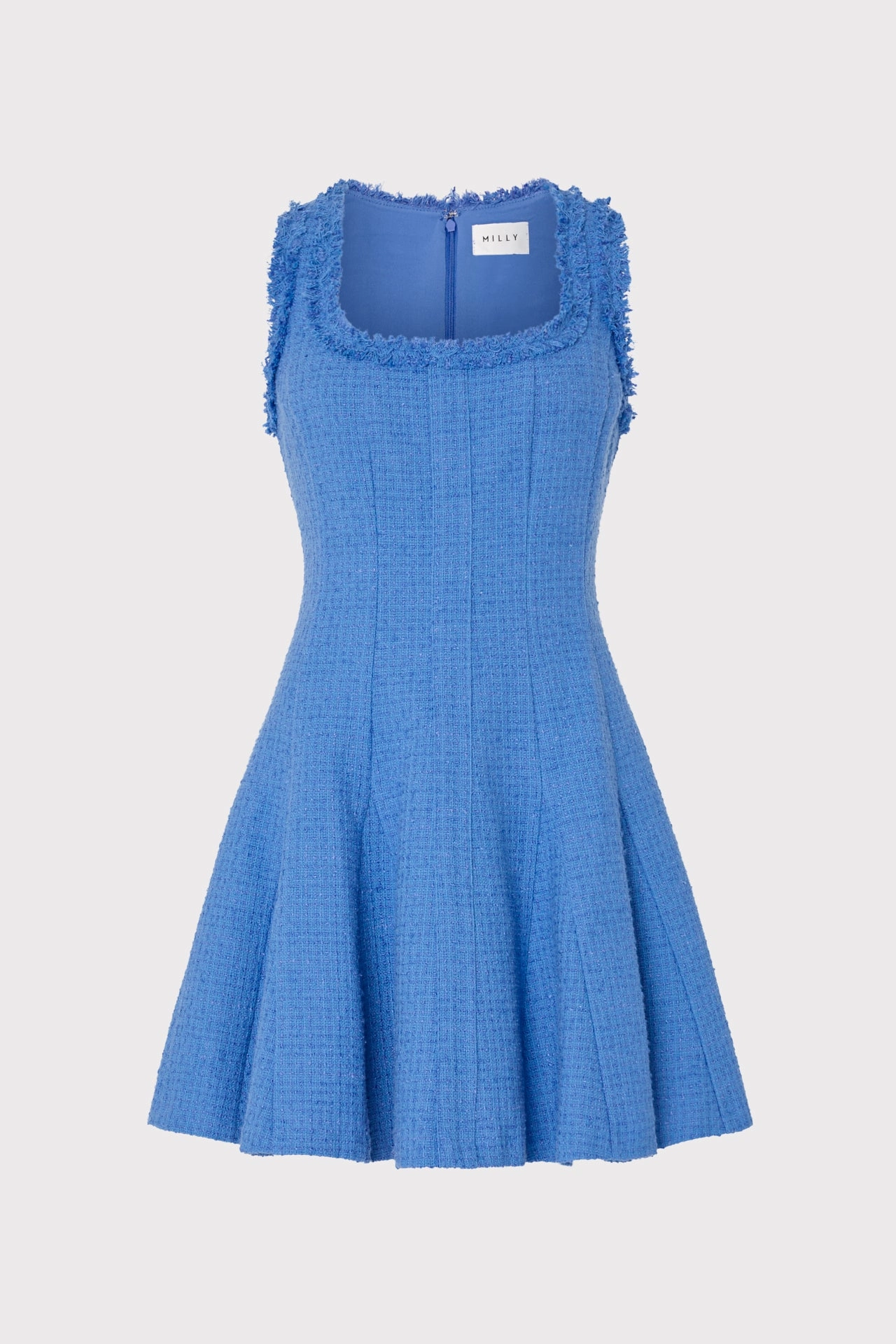Juniper Boucle Mini Dress Stylish party wear Light Volume