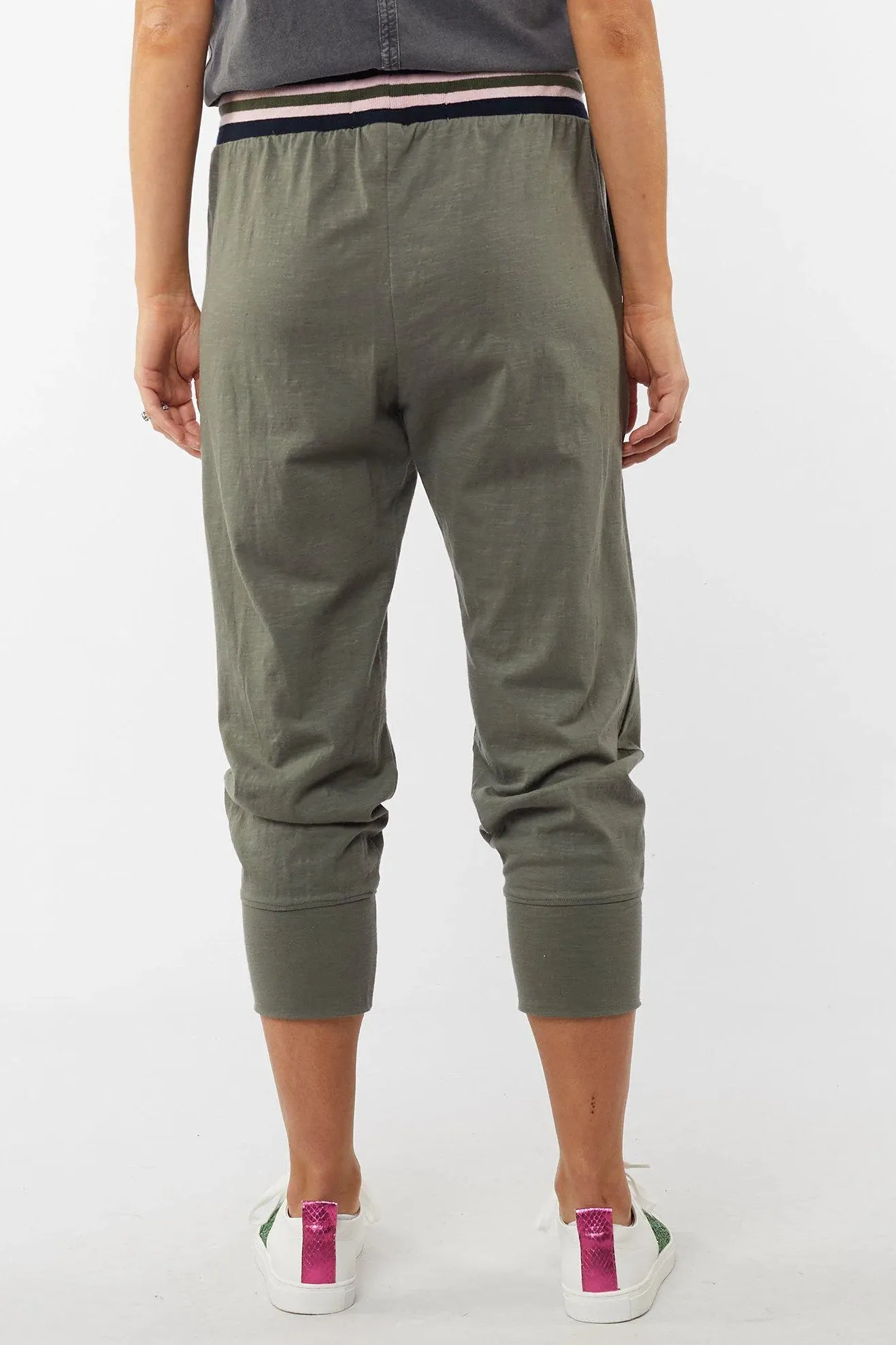 Just Peachy Lounge Pant in Khaki