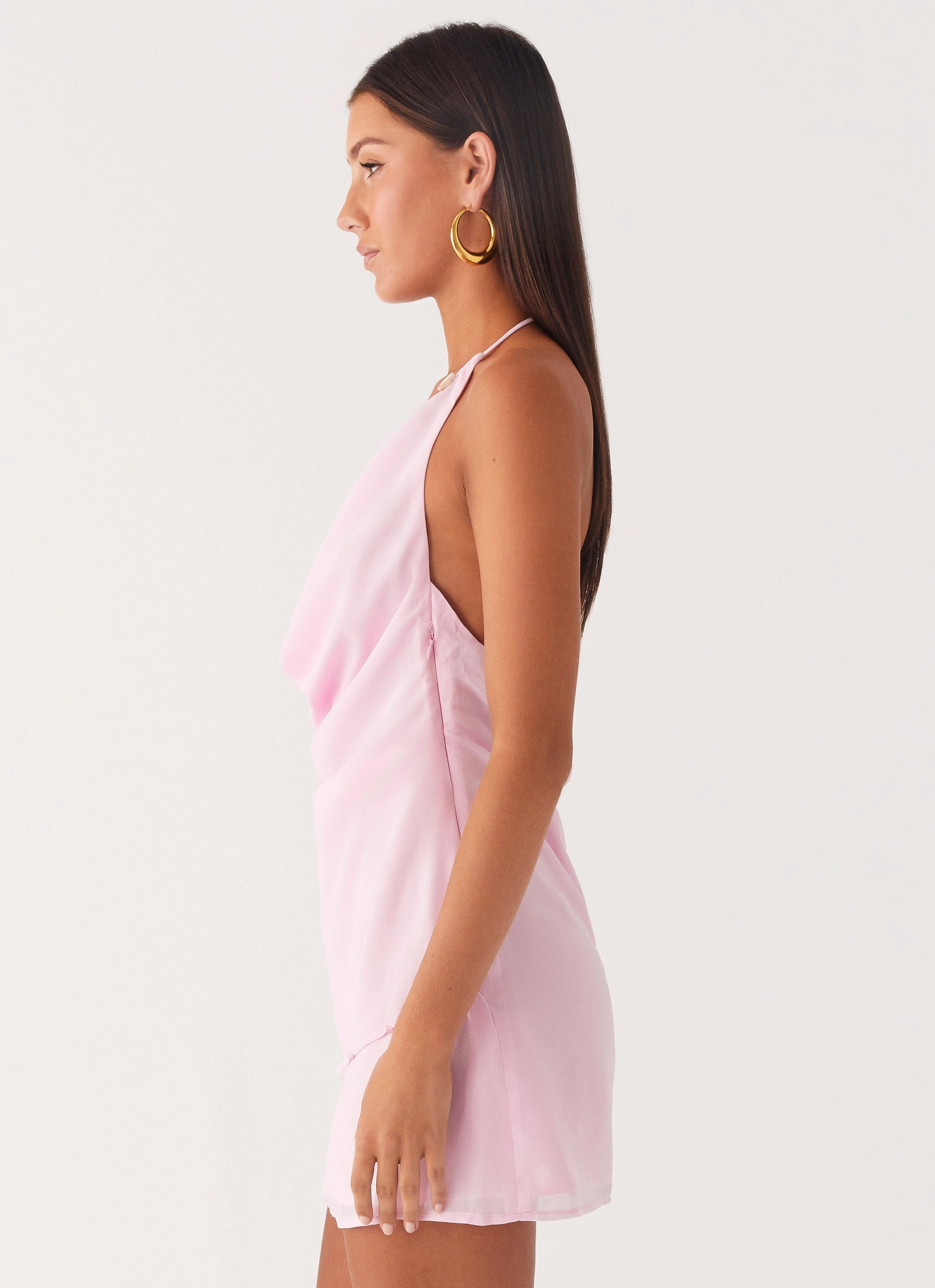 Relaxed work dress Just for Love Mini Dress - Baby Pink