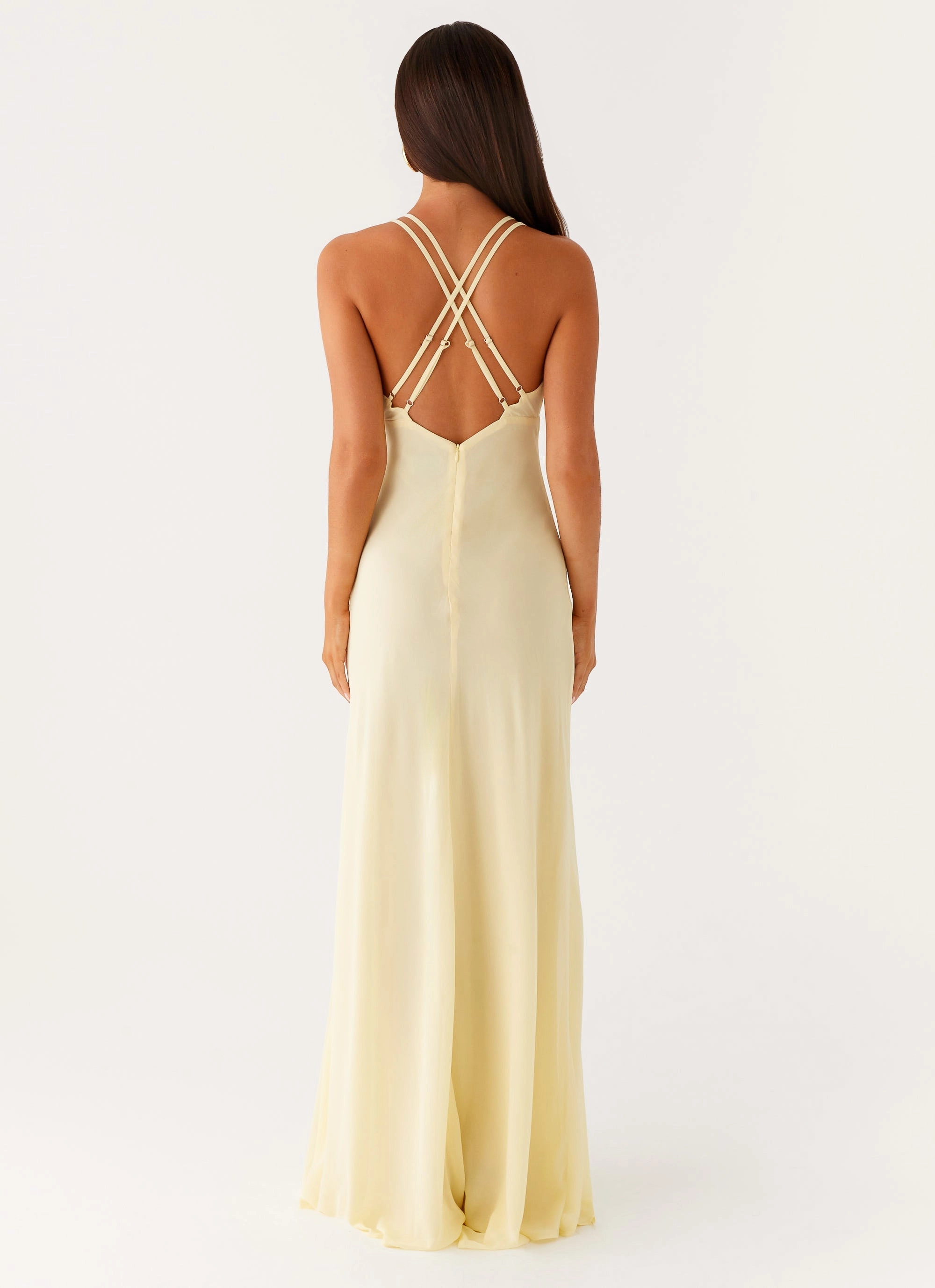 Kacia Maxi Dress - Lemon Warranty-Included Grace Soft