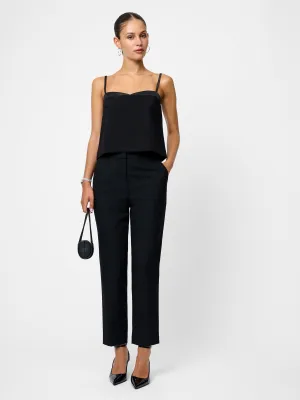 Kai Wool Cigarette Pant Durable Fit