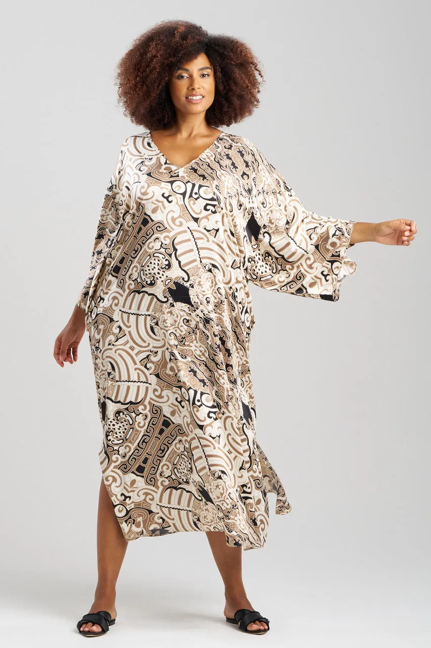 Kaleidoscope Satin Caftan
