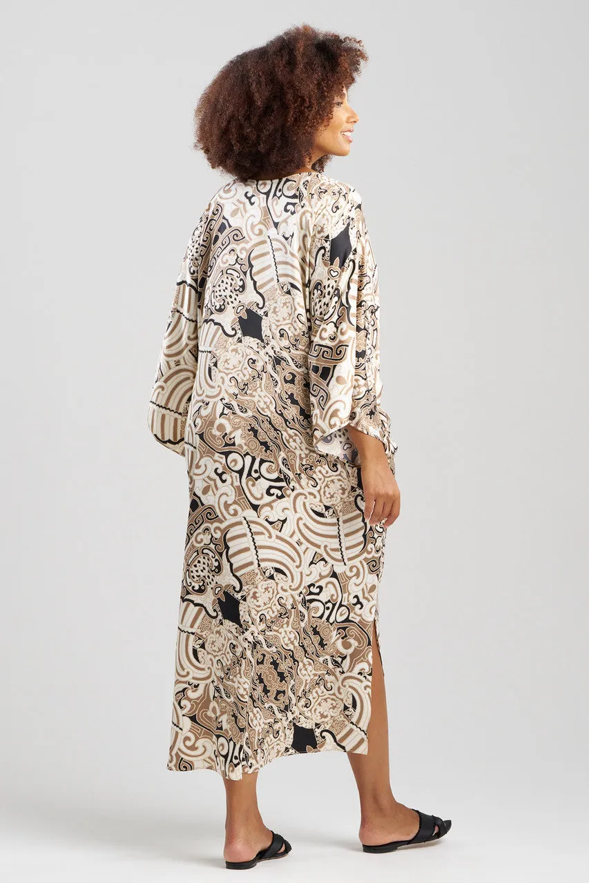 Kaleidoscope Satin Caftan