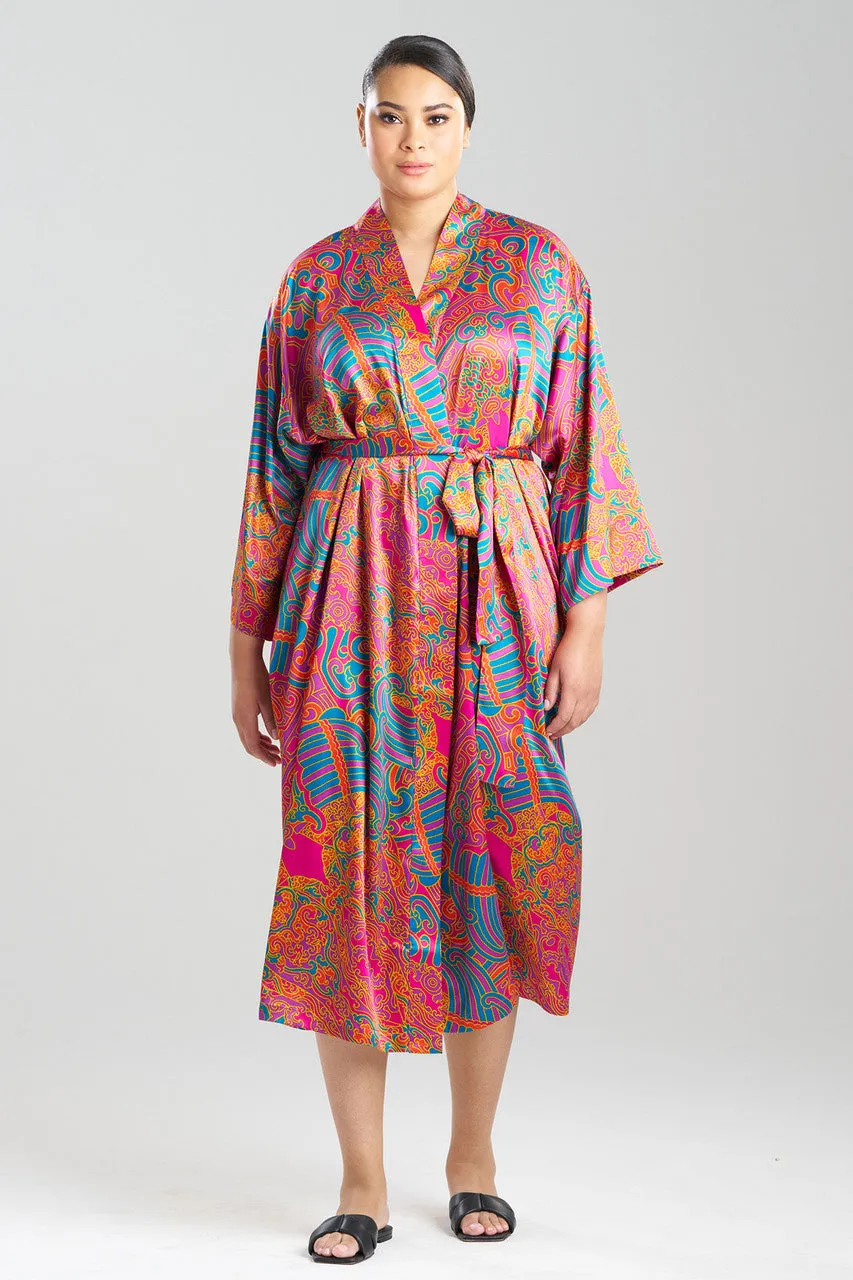 Kaleidoscope Satin Robe
