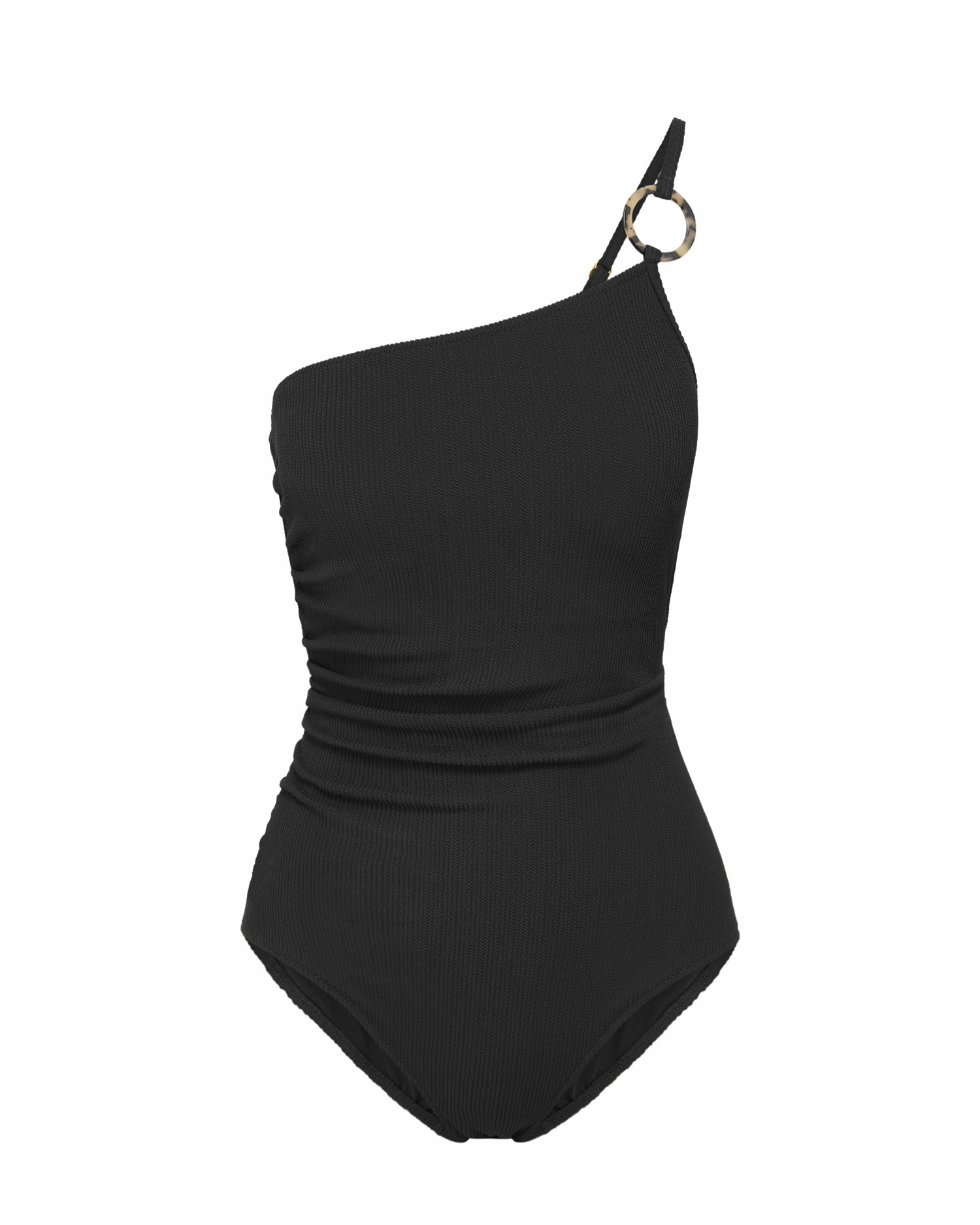 Sun Fun Kara One Piece In Black Texture