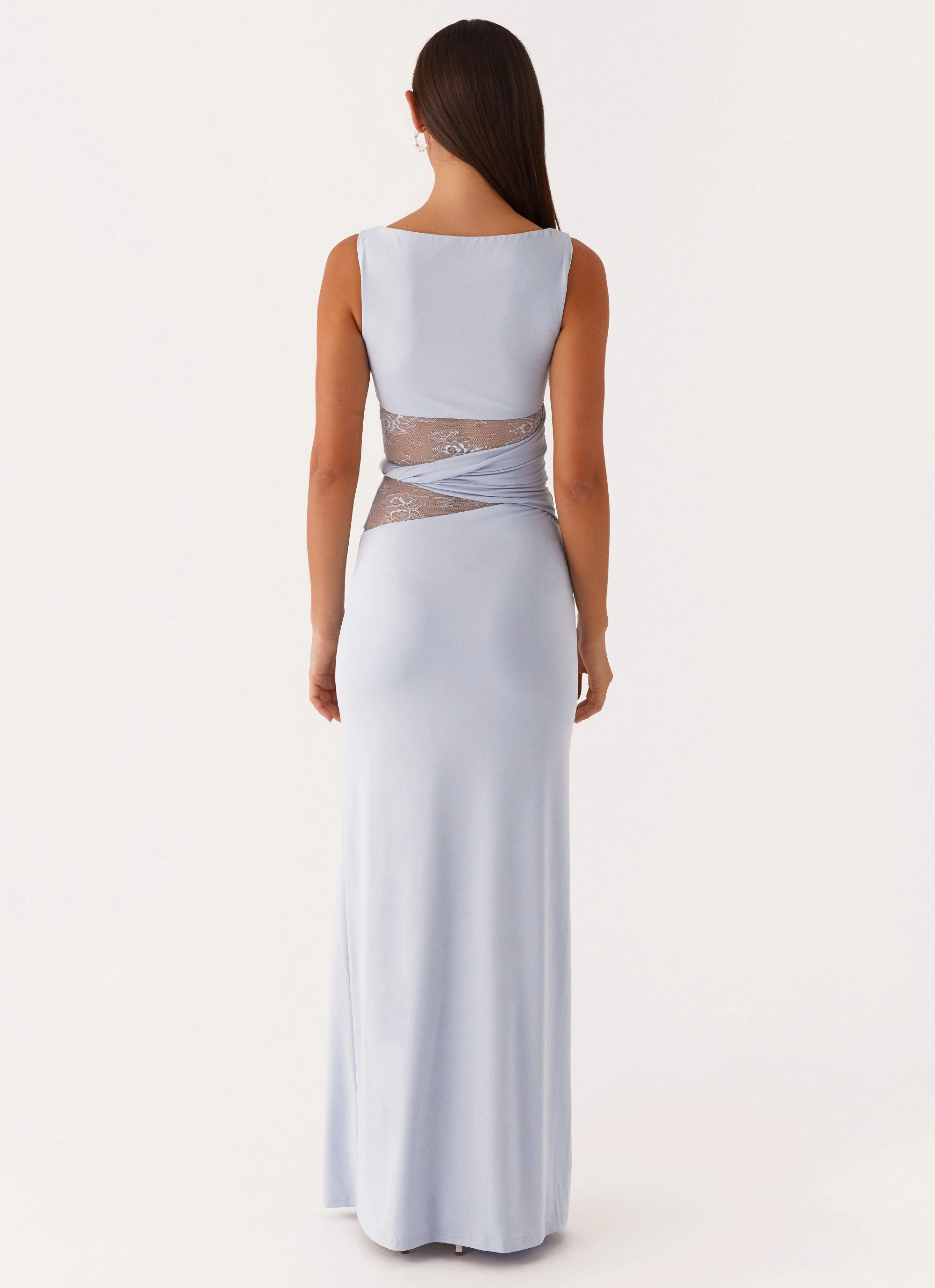 Stylish Touch Casual Style Wear Karma Maxi Dress - Blue