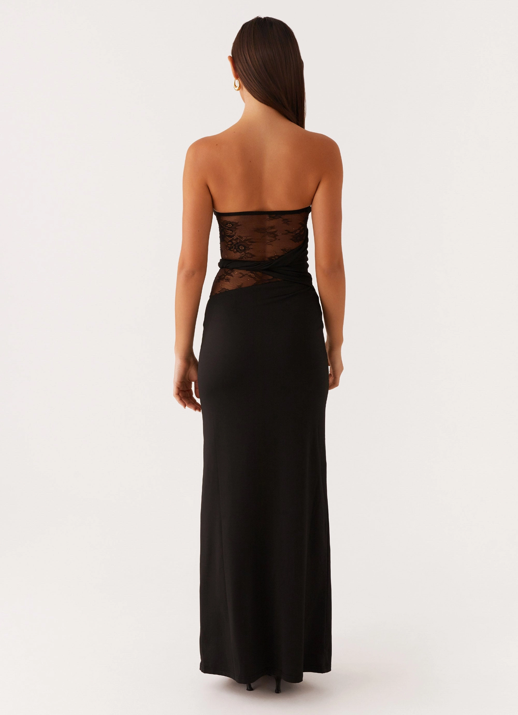 Timeless Beauty Karma Strapless Maxi Dress - Black