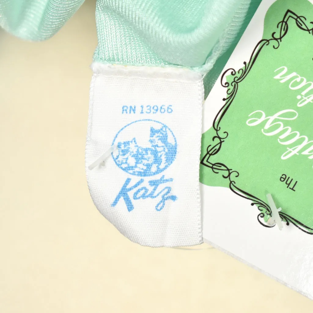Katz Vintage 1960s Mint & Lace Nightgown
