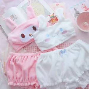 Kawaii Cartoon Dog Japanese Lingerie Set SP17091