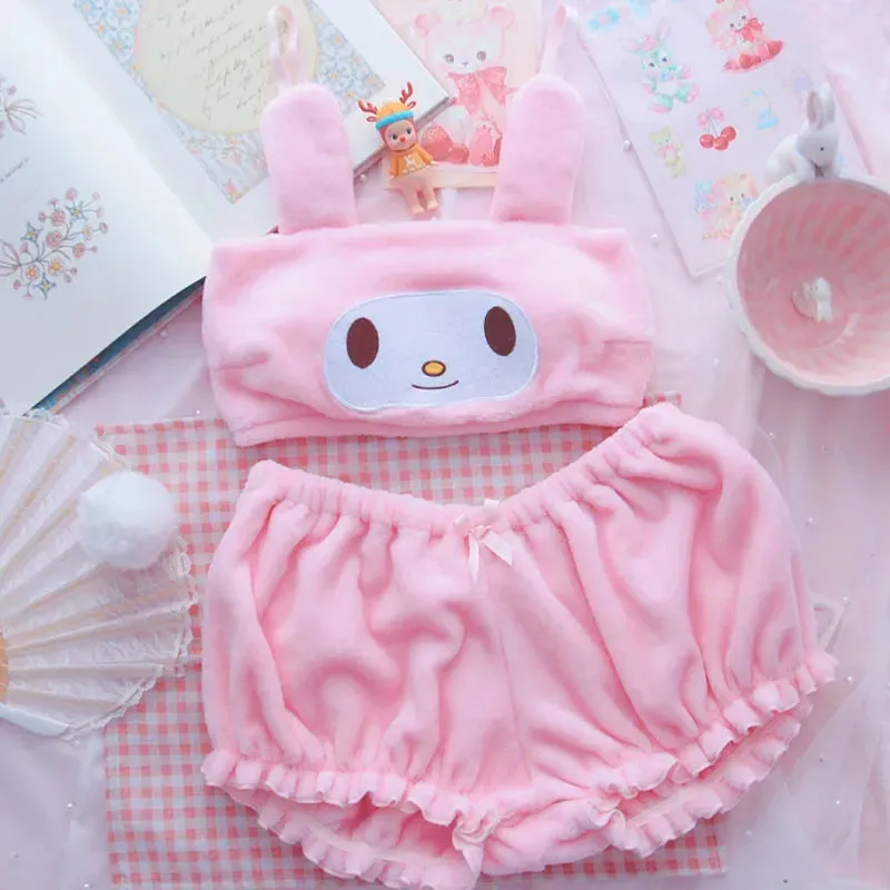 Kawaii Cartoon Dog Japanese Lingerie Set SP17091