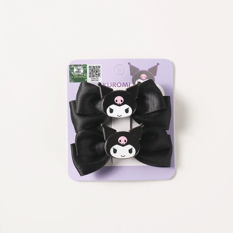Kawaii Devil Cartoon Black Hair Accesories ON1404