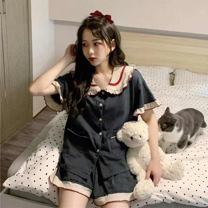 Kawaii Peter Pan Collar Pajamas