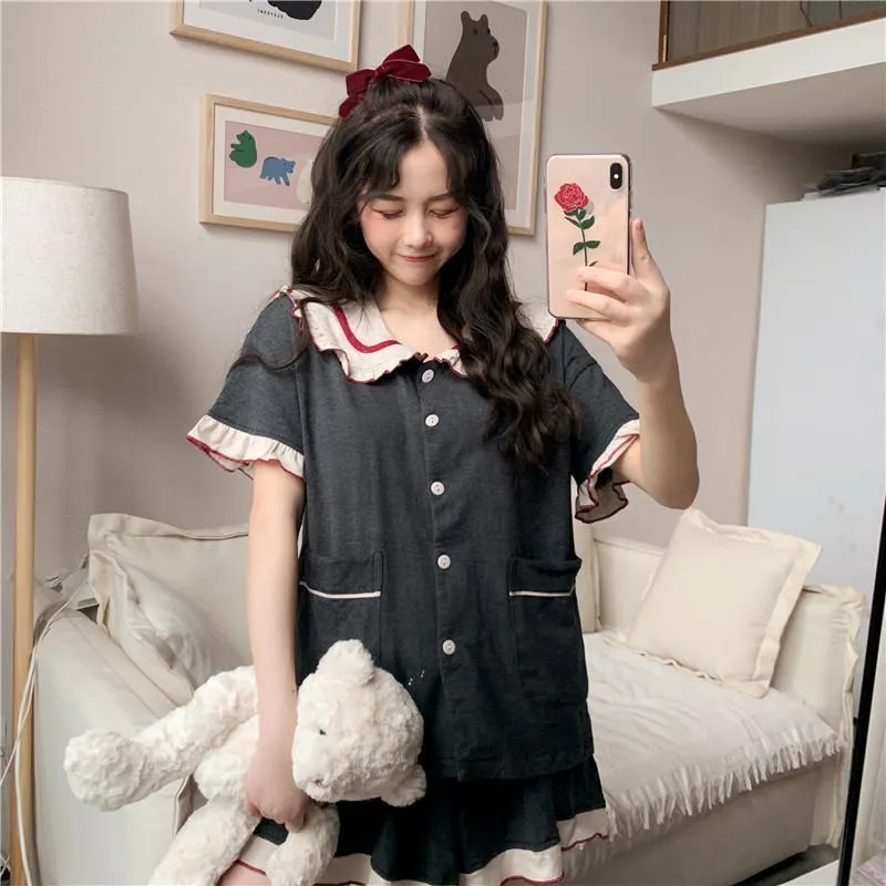 Kawaii Peter Pan Collar Pajamas