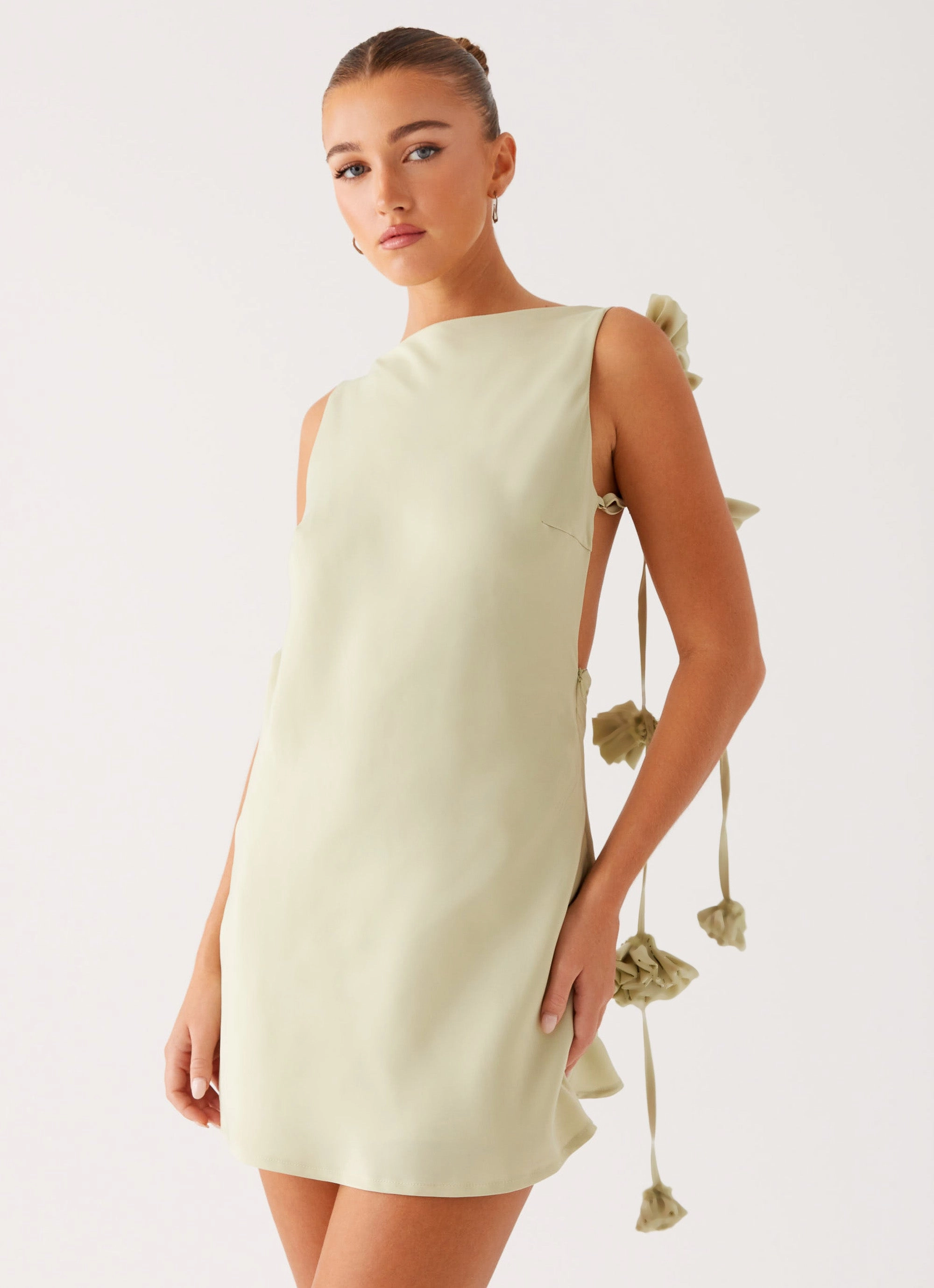 Keenan Mini Dress - Mint Cool Structure