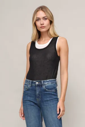 AllSeason Wearability Kelly Layered Tank