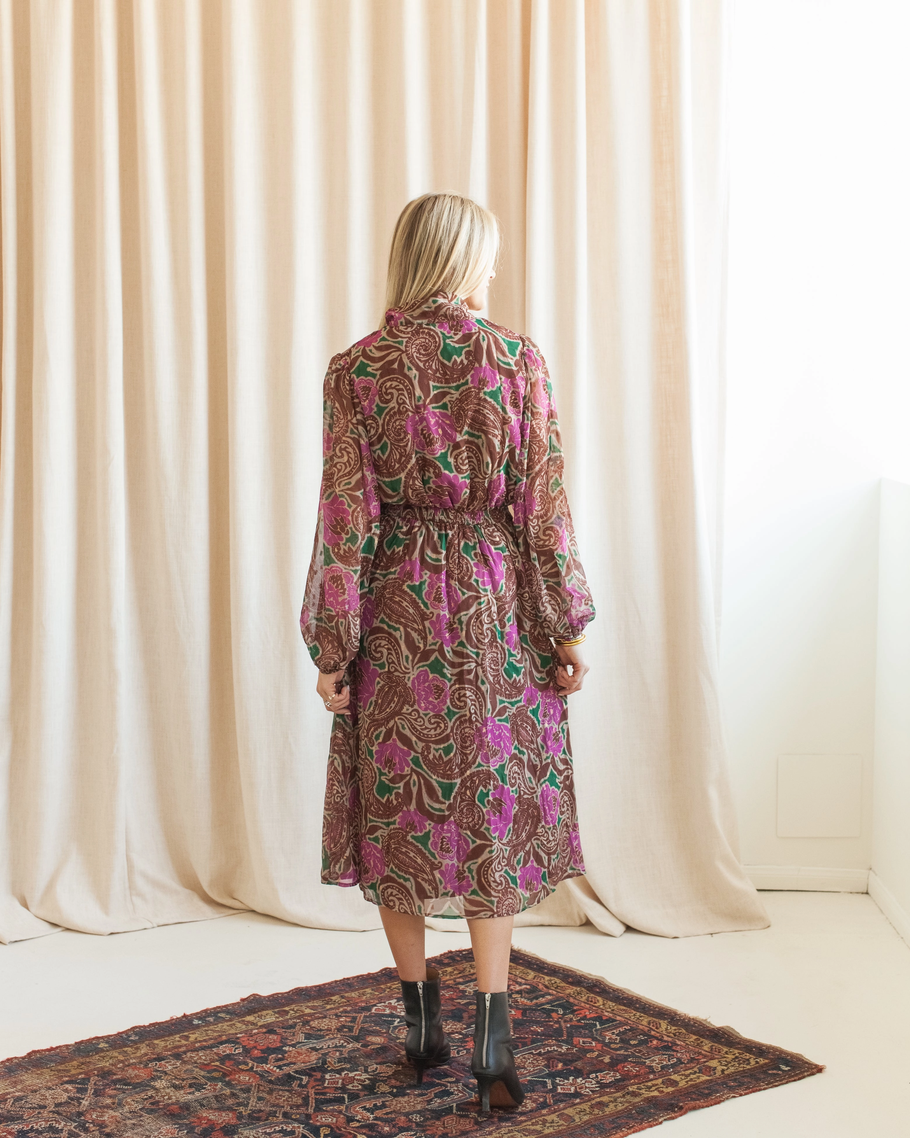 Soft touch evening dress Kendall Paisley Midi Dress