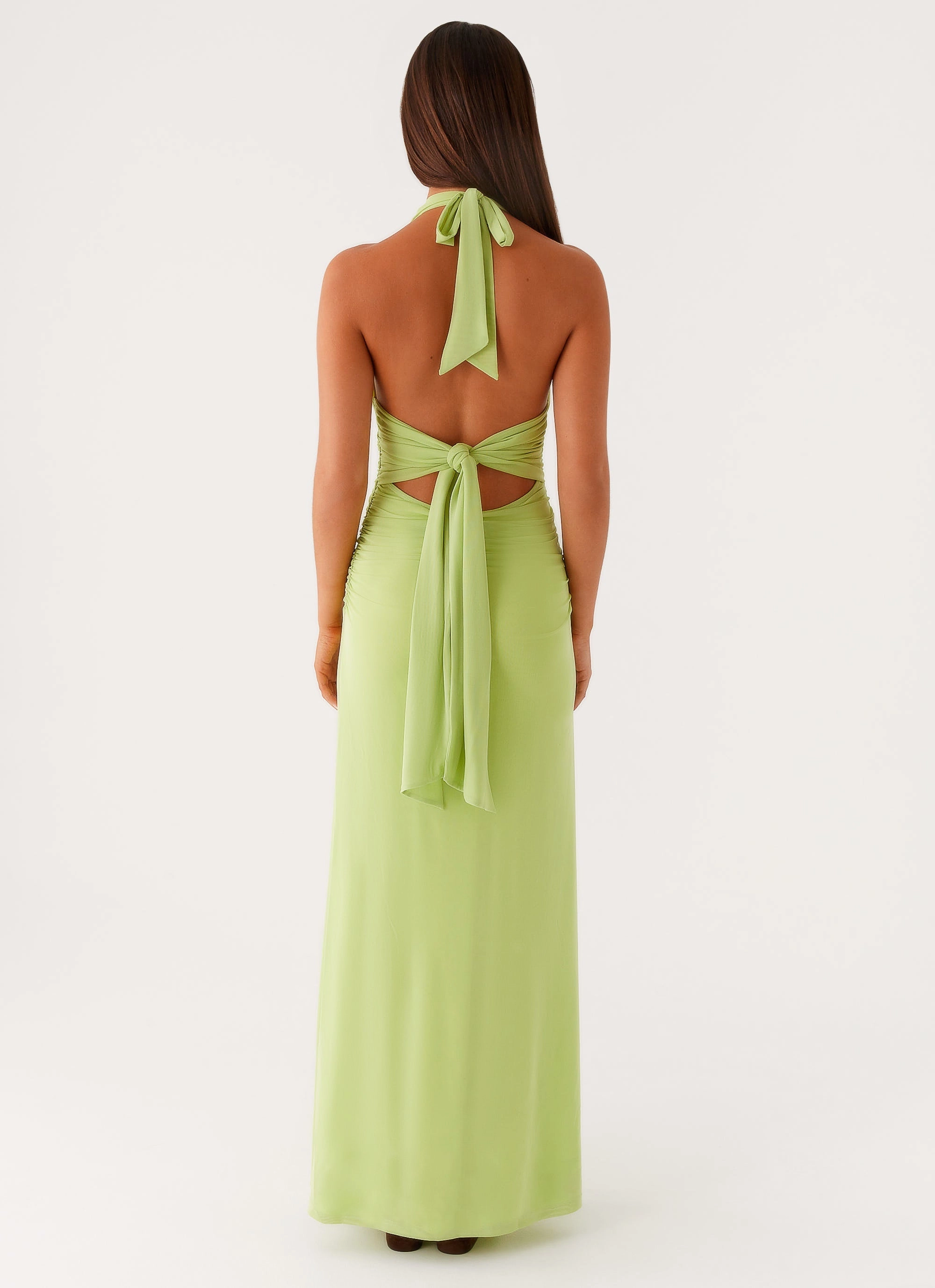 Refined Stitch Classic Motion Kerrie Maxi Dress - Lime