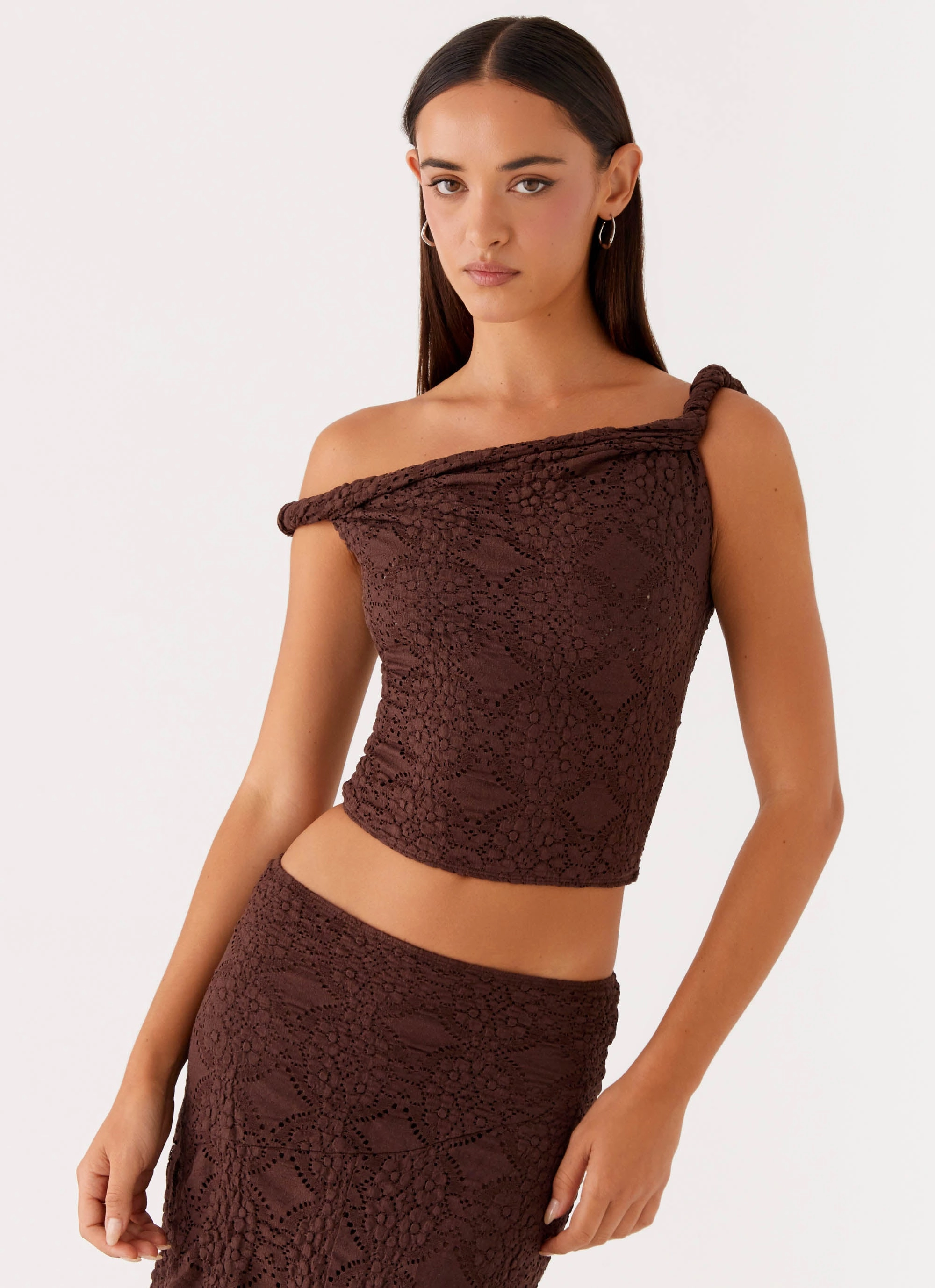 Diamond Sky Top - Chocolate Easy Pretty