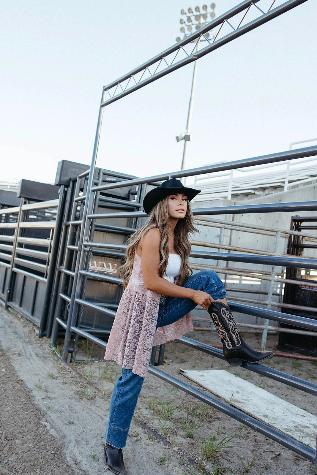 Yarn Dyed Pattern Cloth Kickin Pretty Cowboy Boots