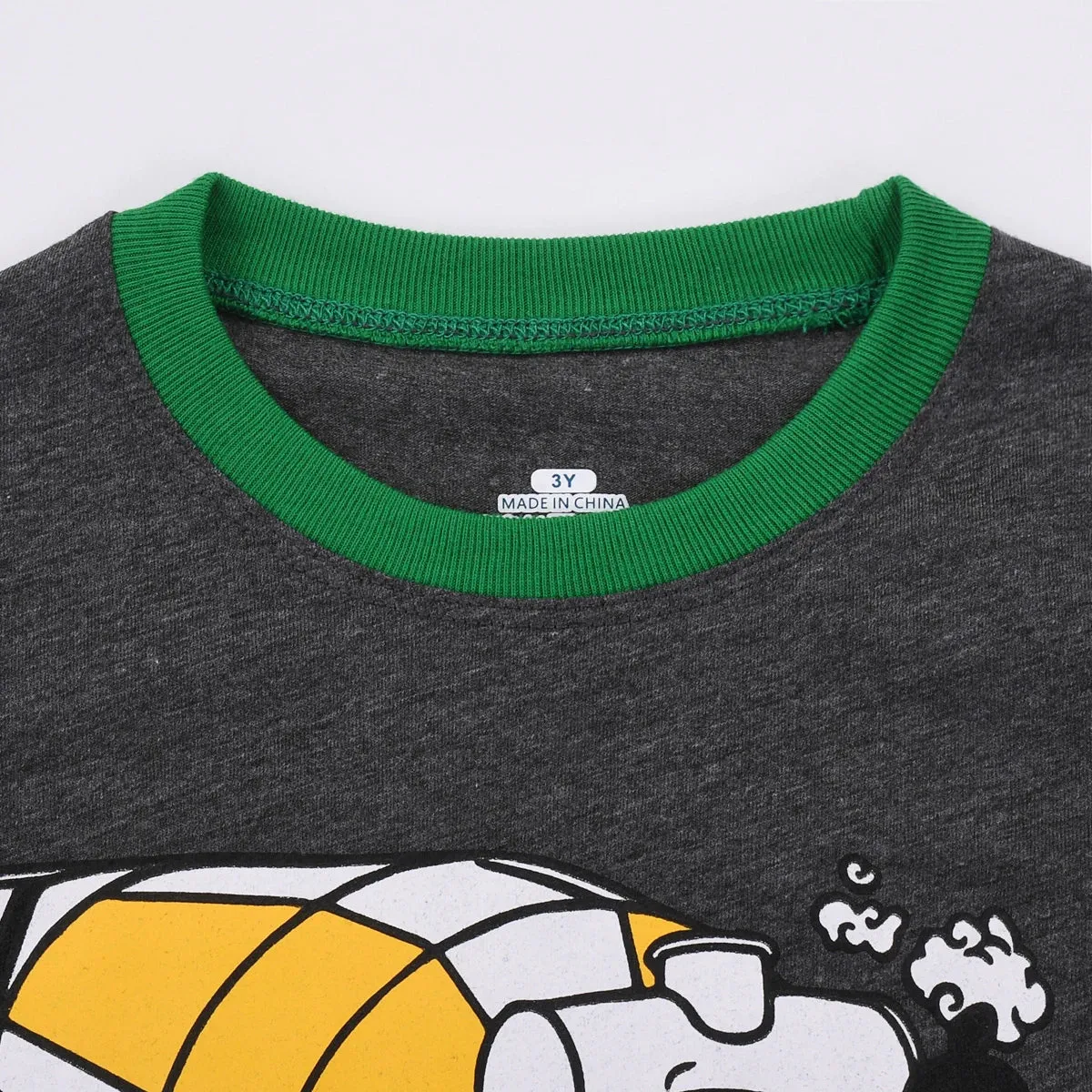 Kids Boys Cartoon Print Long Sleeve Pajamas Set