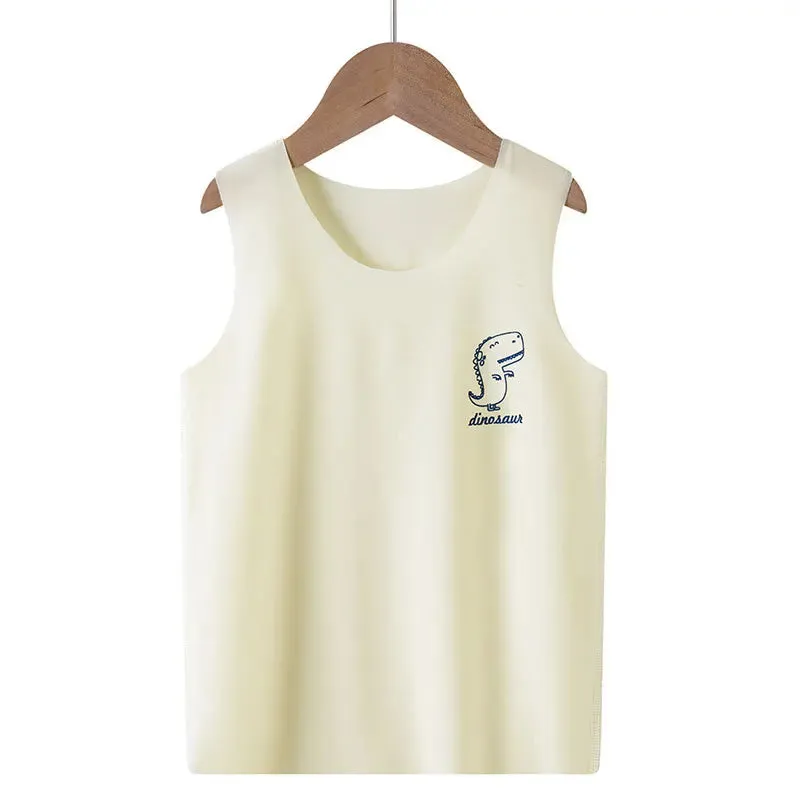 Kids Cartoon Print Short Sleeves Summer Pajamas Sets