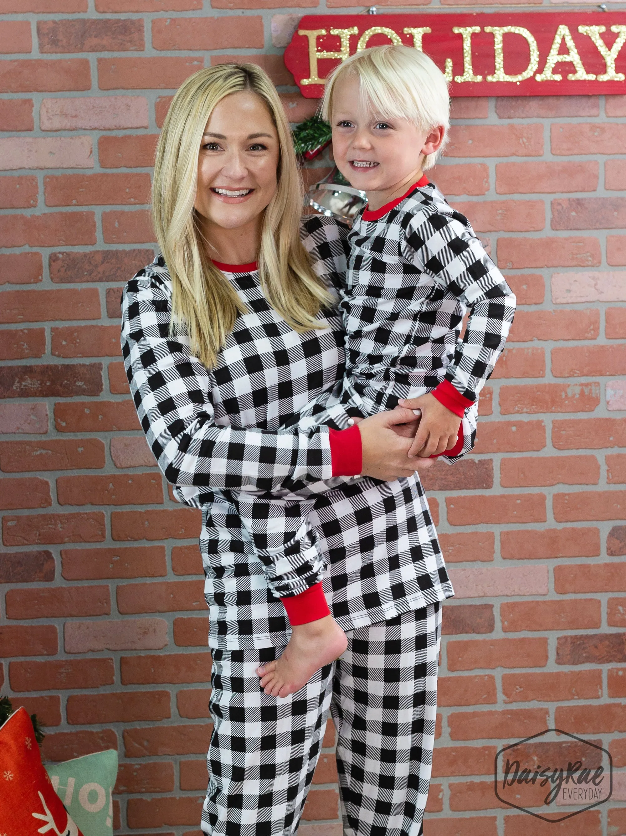 Kids Gingham Me to Sleep Pajamas Set