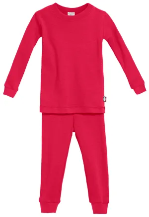 Kid's Organic Cotton Snug Fit Pajama Sets-Seconds| Damage - Candy Apple