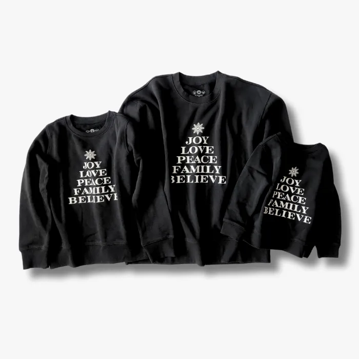 Kids' Unisex Sweatshirt- Black
