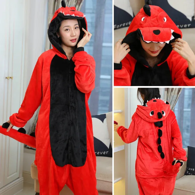Kigurumi Totoro Panda Cartoon Onesies Kids Children Animal Pajamas Jumpsuits Women Men Sleepwear Onepiece Anime Cosplay Costumes