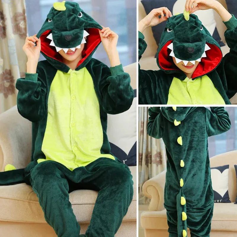 Kigurumi Totoro Panda Cartoon Onesies Kids Children Animal Pajamas Jumpsuits Women Men Sleepwear Onepiece Anime Cosplay Costumes