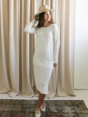 Kimberly Knit Midi Dress Casual and Stylish