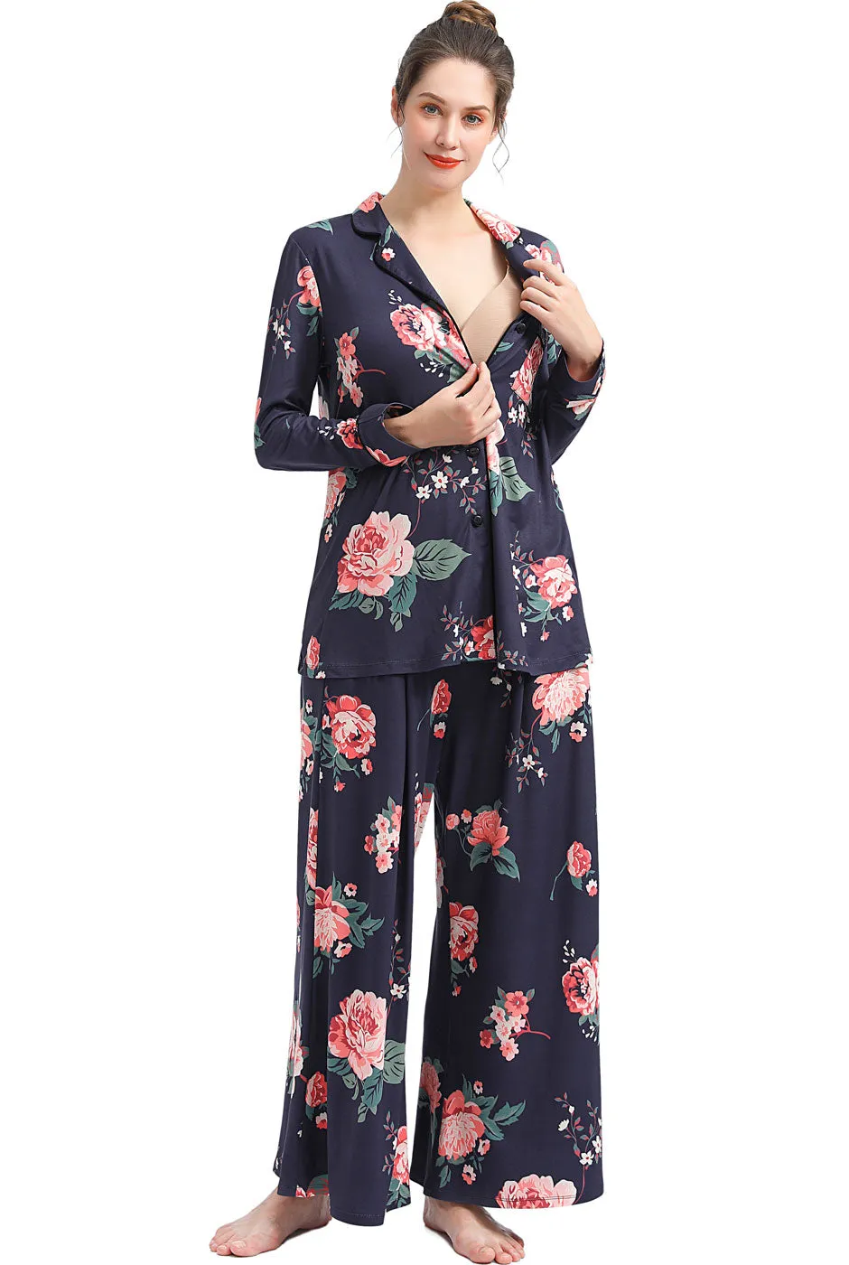 Kimi   Kai Maternity "Alina" Nursing PJ Set