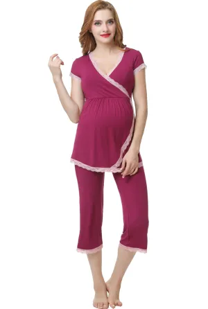 Kimi   Kai Maternity "Cindy" Nursing PJ Set