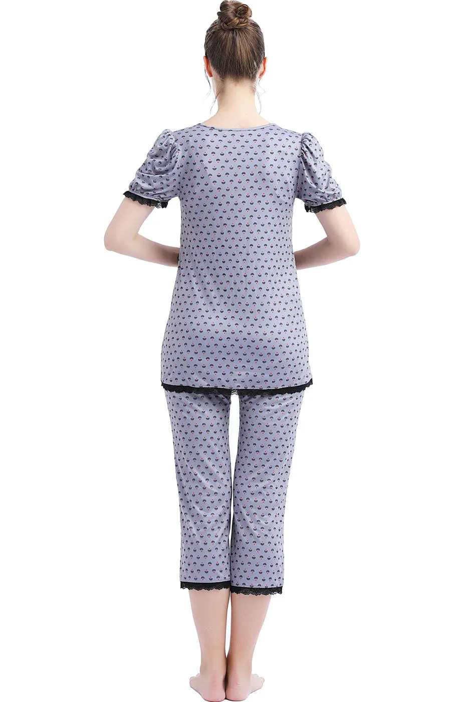 Kimi   Kai Maternity "Drew" Nursing Pajama Set